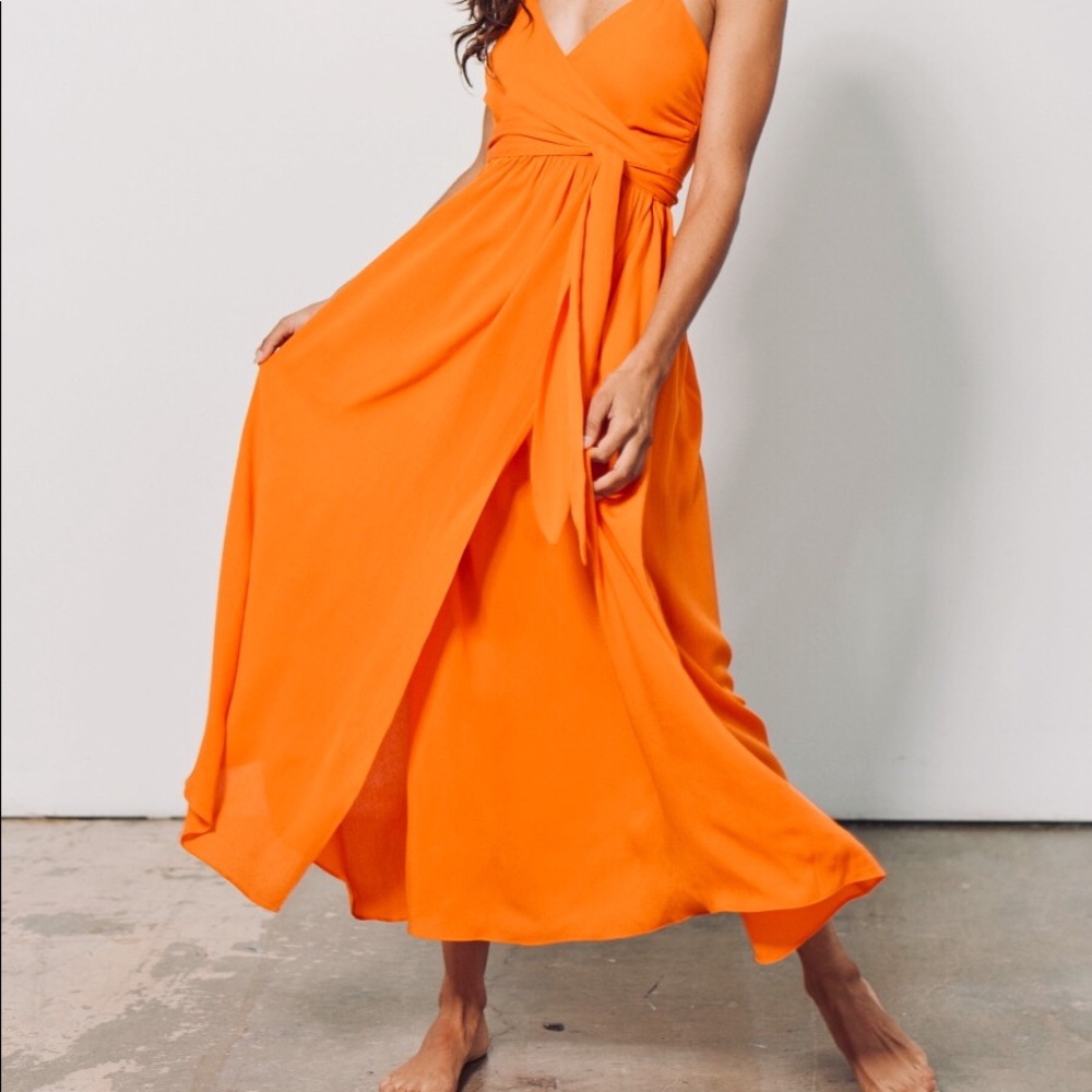 Mara Hoffman Alma Dress in Orange